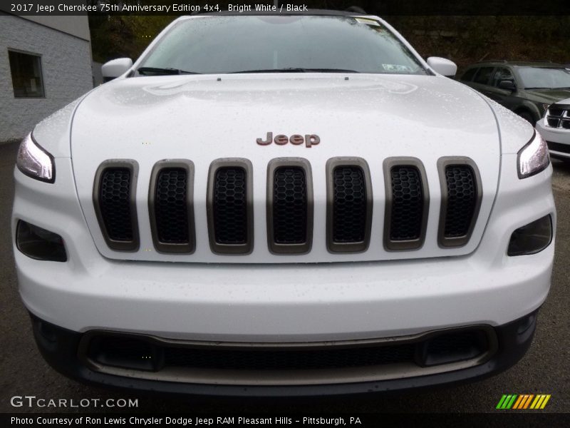 Bright White / Black 2017 Jeep Cherokee 75th Anniversary Edition 4x4