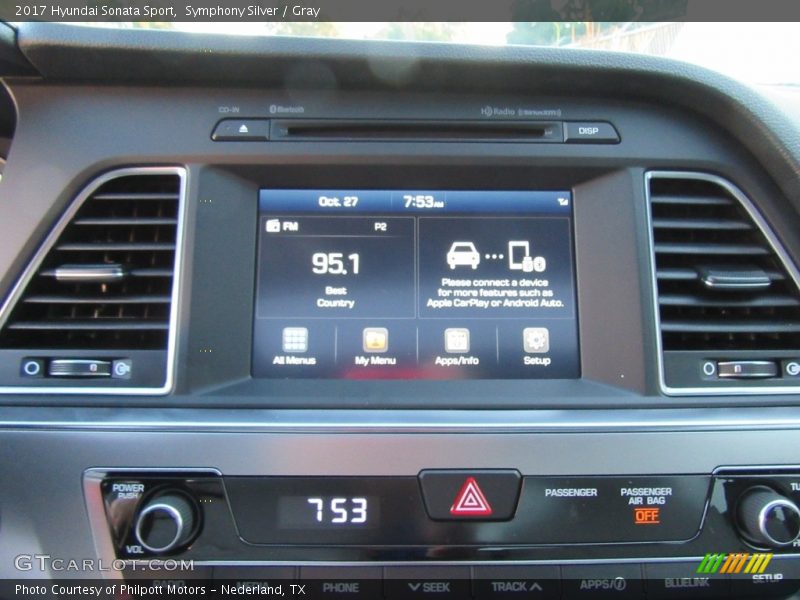 Controls of 2017 Sonata Sport