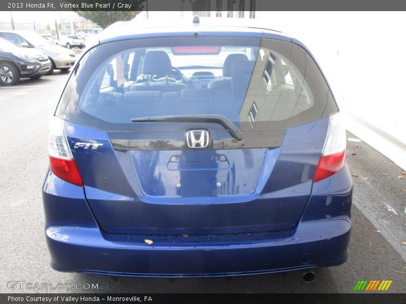 Vortex Blue Pearl / Gray 2013 Honda Fit
