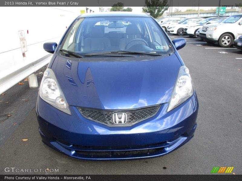 Vortex Blue Pearl / Gray 2013 Honda Fit