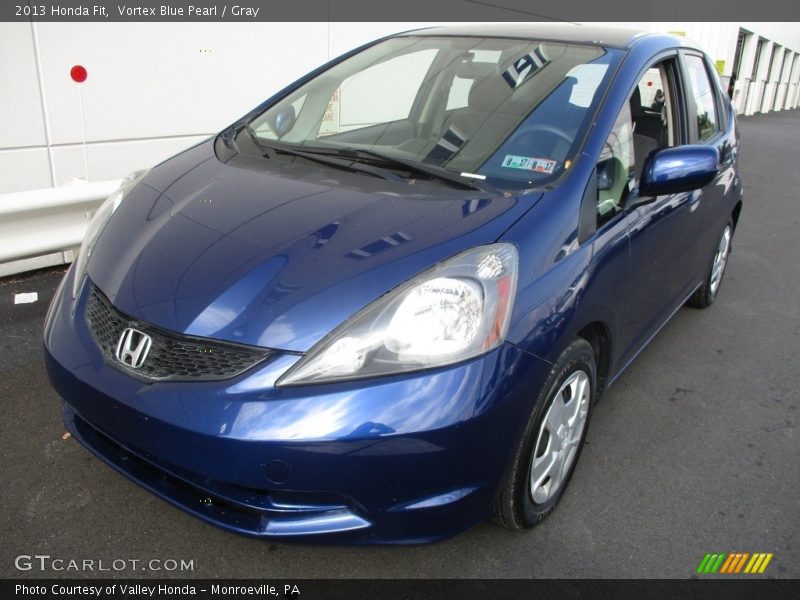 Vortex Blue Pearl / Gray 2013 Honda Fit