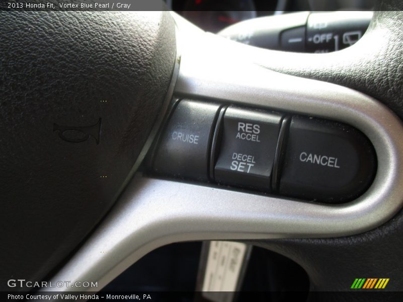 Vortex Blue Pearl / Gray 2013 Honda Fit