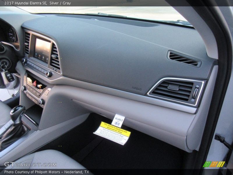 Silver / Gray 2017 Hyundai Elantra SE