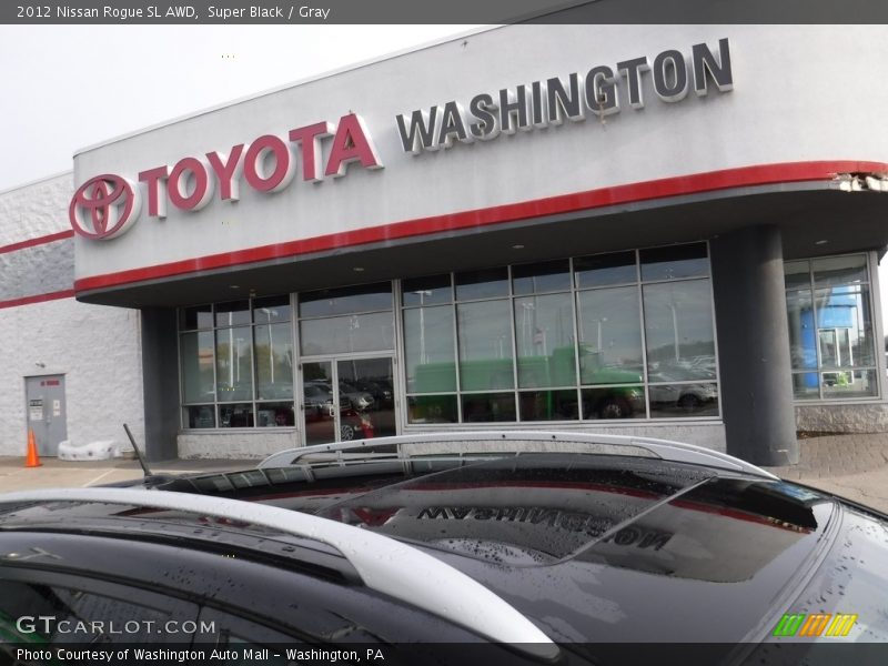 Super Black / Gray 2012 Nissan Rogue SL AWD