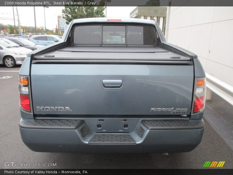Steel Blue Metallic / Gray 2008 Honda Ridgeline RTL