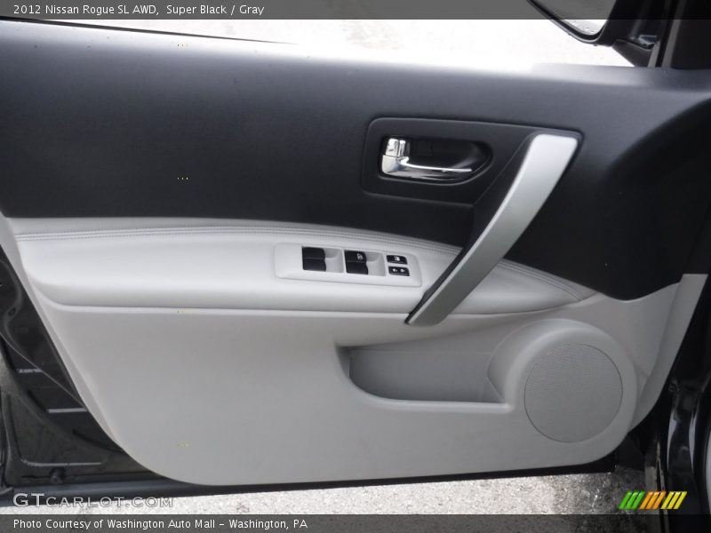 Super Black / Gray 2012 Nissan Rogue SL AWD