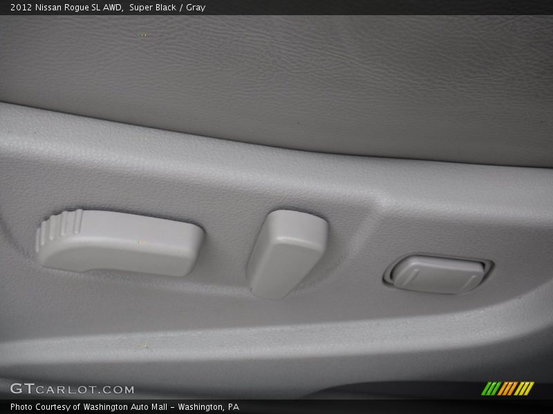 Super Black / Gray 2012 Nissan Rogue SL AWD