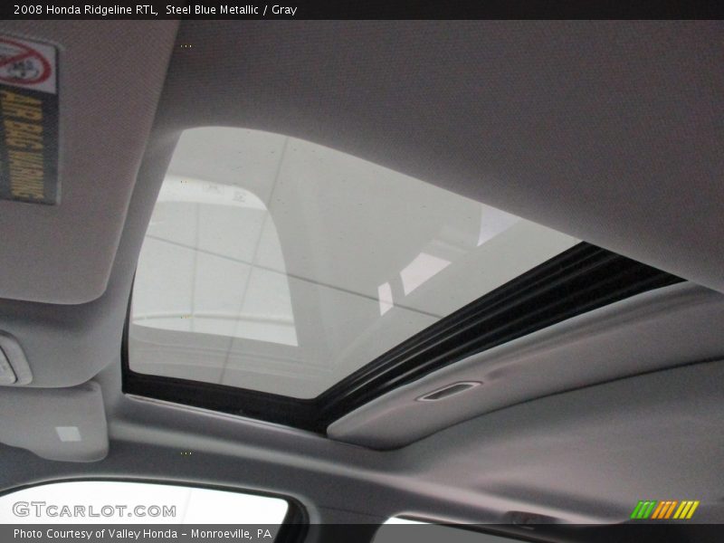 Steel Blue Metallic / Gray 2008 Honda Ridgeline RTL