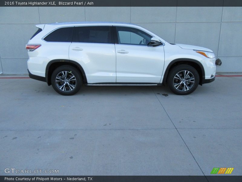 Blizzard Pearl / Ash 2016 Toyota Highlander XLE