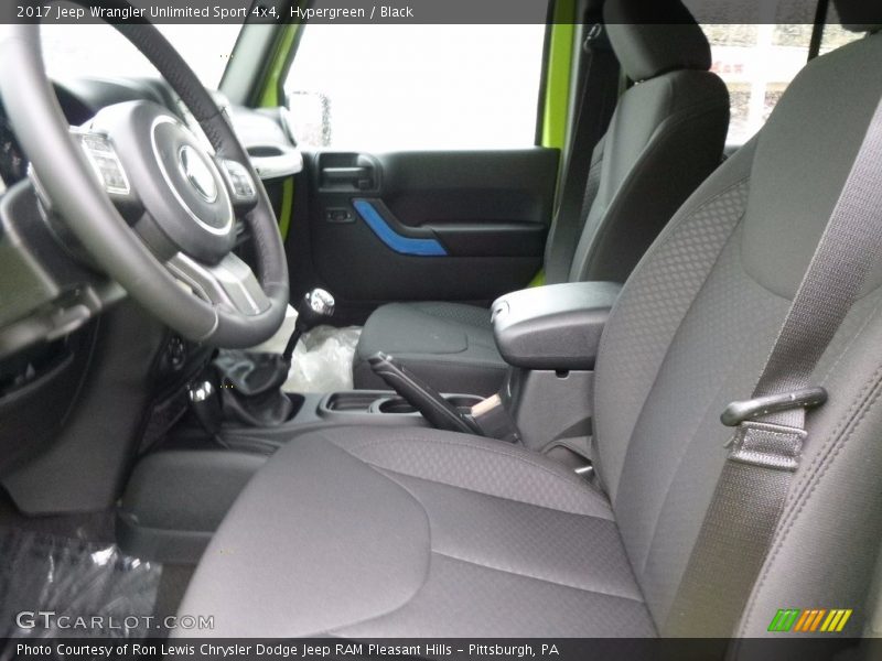 Hypergreen / Black 2017 Jeep Wrangler Unlimited Sport 4x4