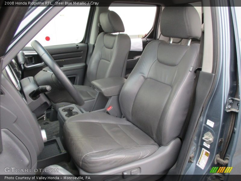 Steel Blue Metallic / Gray 2008 Honda Ridgeline RTL