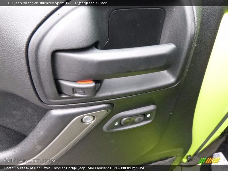 Hypergreen / Black 2017 Jeep Wrangler Unlimited Sport 4x4