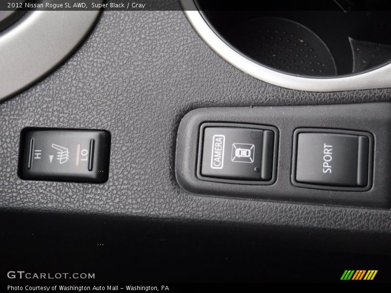 Super Black / Gray 2012 Nissan Rogue SL AWD