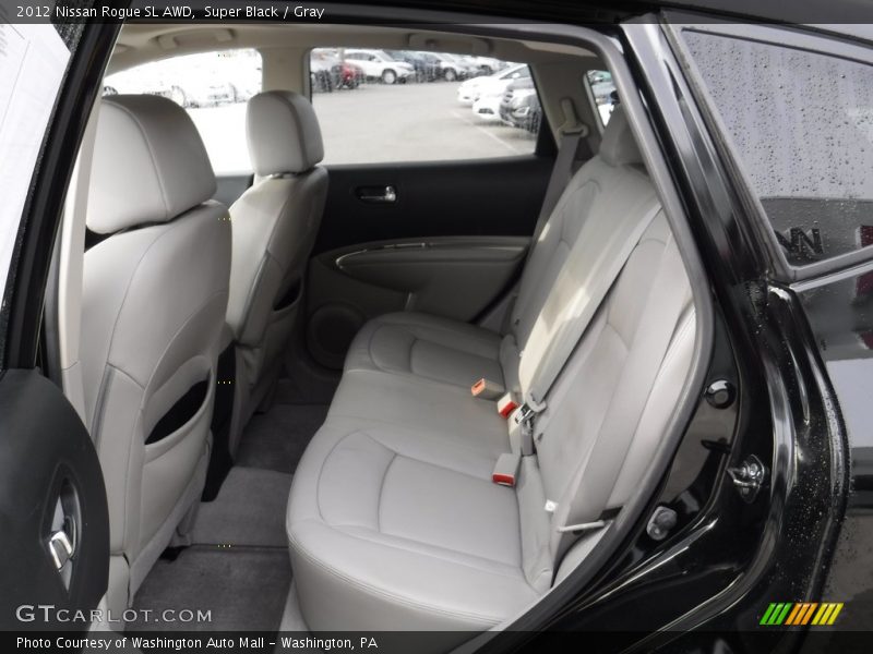 Super Black / Gray 2012 Nissan Rogue SL AWD