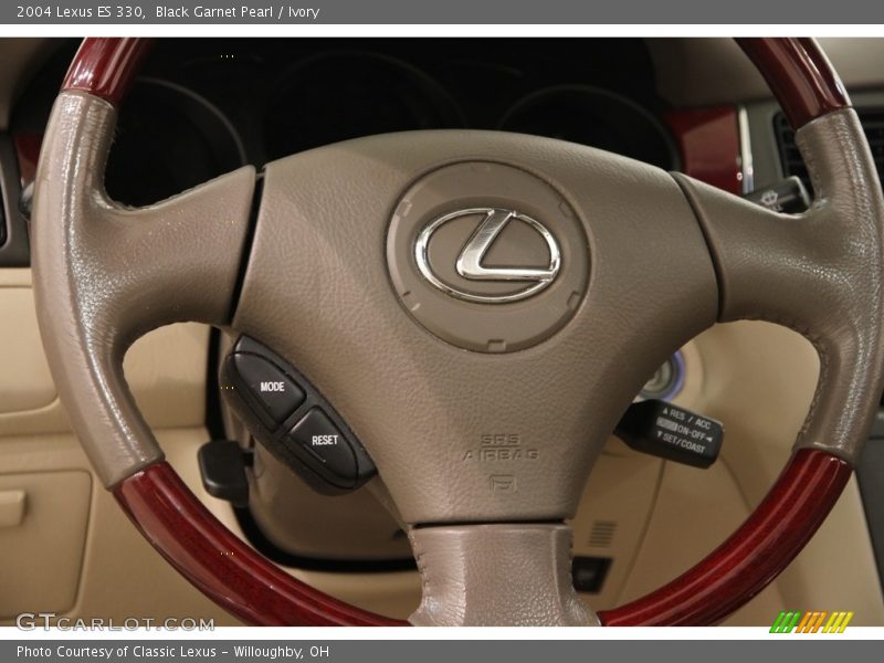 Black Garnet Pearl / Ivory 2004 Lexus ES 330