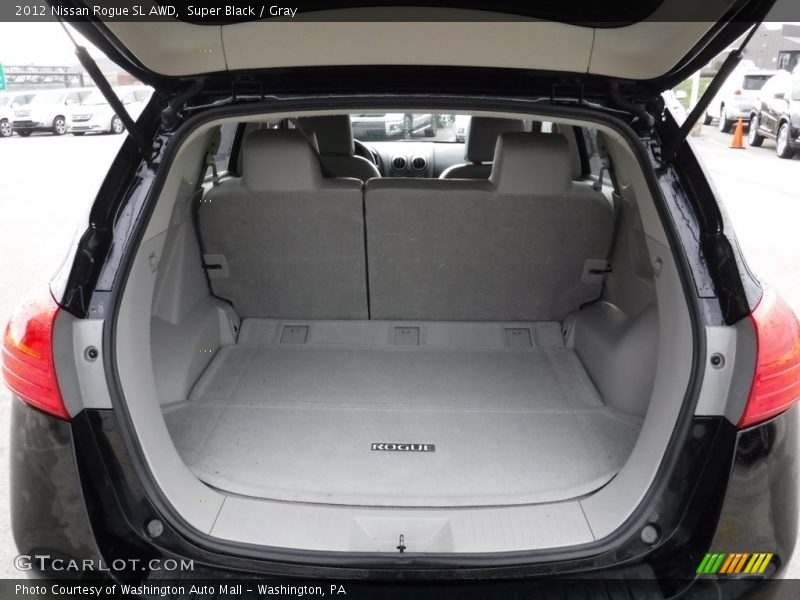 Super Black / Gray 2012 Nissan Rogue SL AWD
