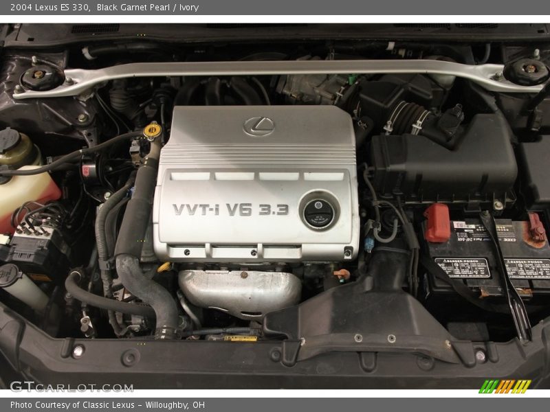 Black Garnet Pearl / Ivory 2004 Lexus ES 330