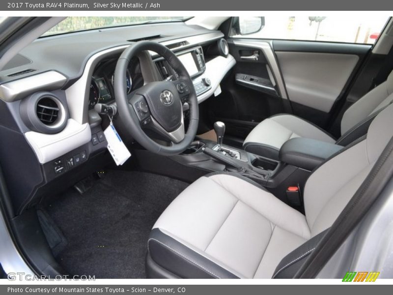Silver Sky Metallic / Ash 2017 Toyota RAV4 Platinum