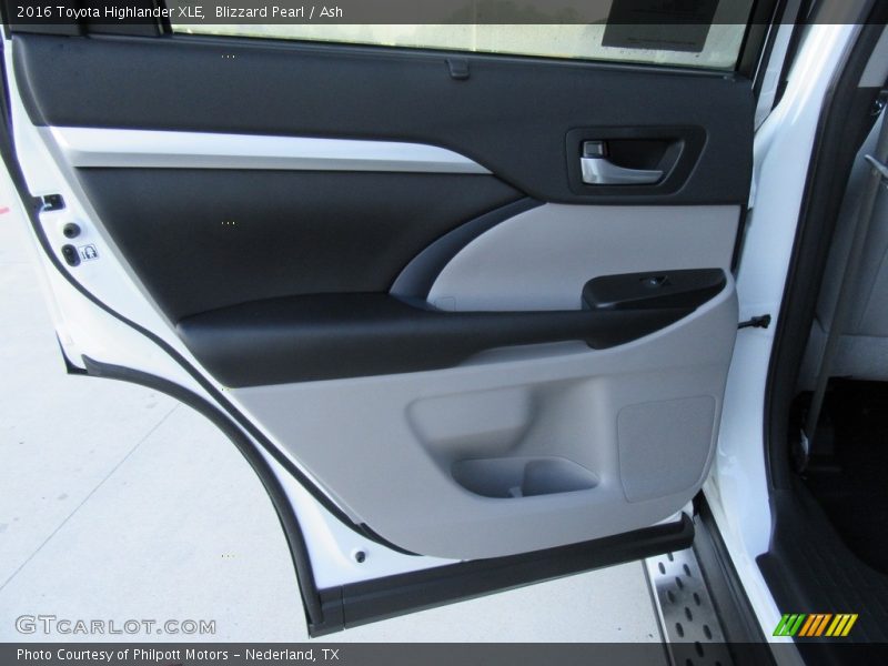 Blizzard Pearl / Ash 2016 Toyota Highlander XLE