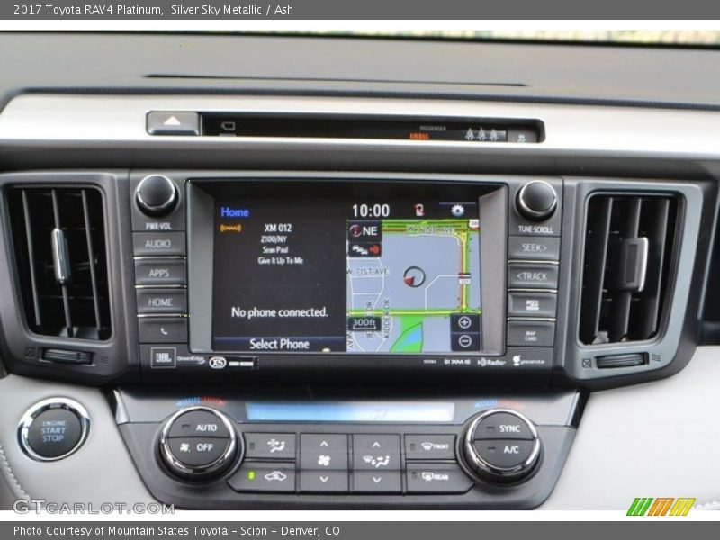 Silver Sky Metallic / Ash 2017 Toyota RAV4 Platinum