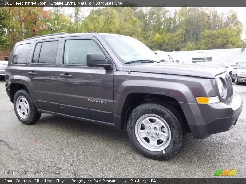 Granite Crystal Metallic / Dark Slate Gray 2017 Jeep Patriot Sport