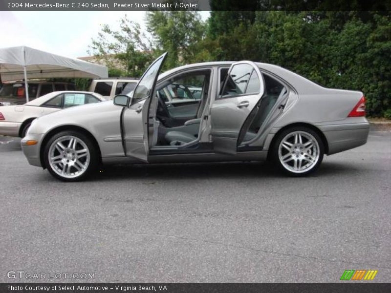 Pewter Silver Metallic / Oyster 2004 Mercedes-Benz C 240 Sedan