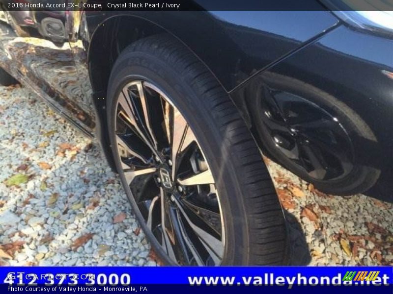 Crystal Black Pearl / Ivory 2016 Honda Accord EX-L Coupe
