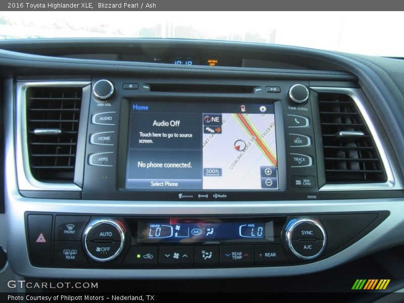 Blizzard Pearl / Ash 2016 Toyota Highlander XLE