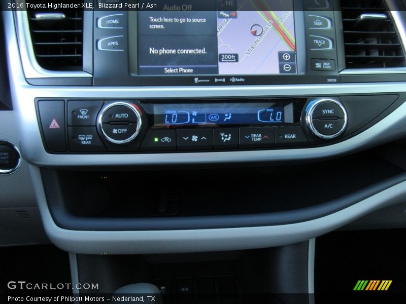 Blizzard Pearl / Ash 2016 Toyota Highlander XLE