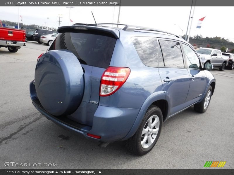 Pacific Blue Metallic / Sand Beige 2011 Toyota RAV4 Limited 4WD