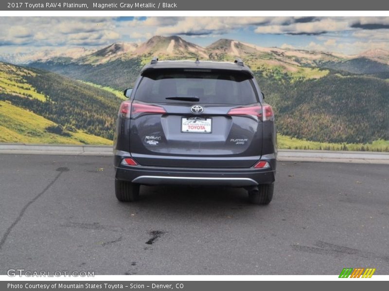 Magnetic Gray Metallic / Black 2017 Toyota RAV4 Platinum