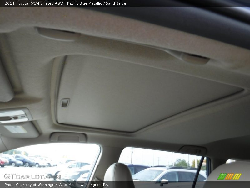 Pacific Blue Metallic / Sand Beige 2011 Toyota RAV4 Limited 4WD