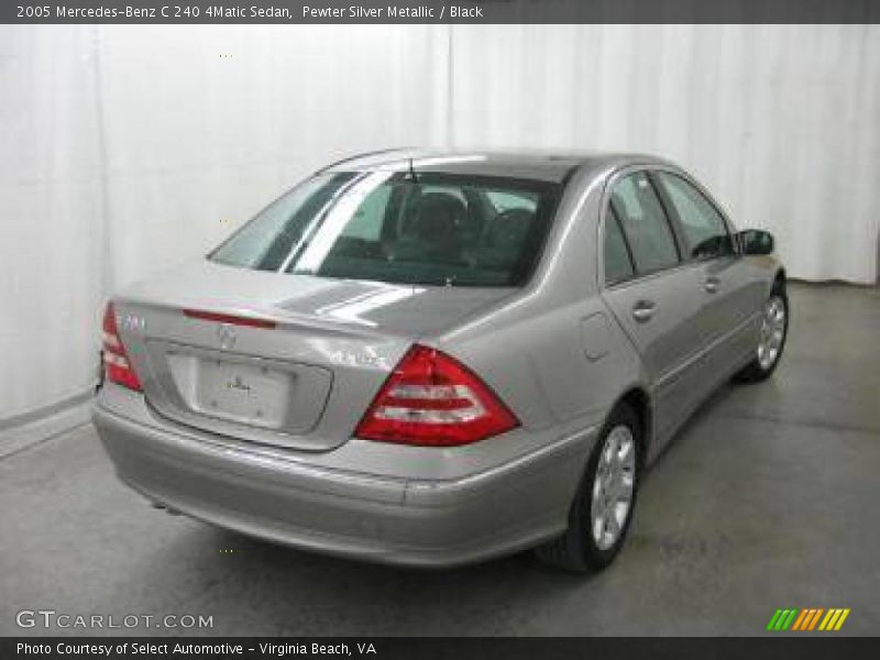 Pewter Silver Metallic / Black 2005 Mercedes-Benz C 240 4Matic Sedan