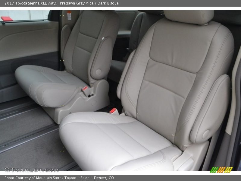 Predawn Gray Mica / Dark Bisque 2017 Toyota Sienna XLE AWD