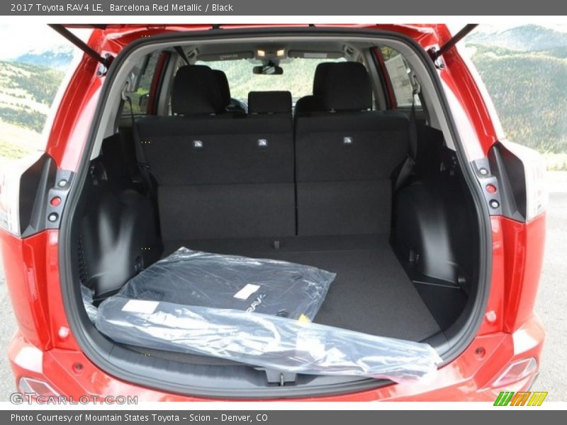 Barcelona Red Metallic / Black 2017 Toyota RAV4 LE