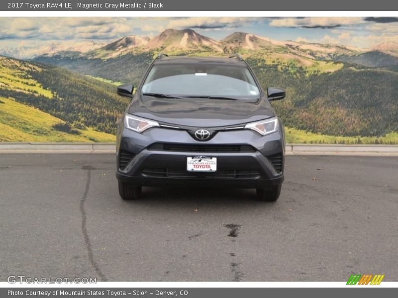 Magnetic Gray Metallic / Black 2017 Toyota RAV4 LE