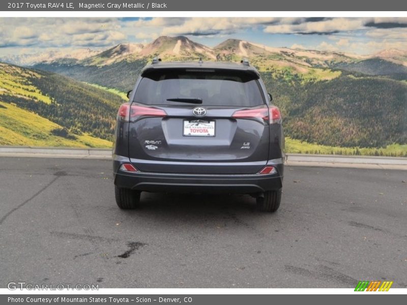 Magnetic Gray Metallic / Black 2017 Toyota RAV4 LE