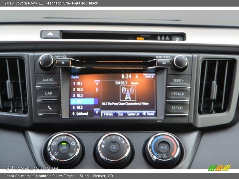 Magnetic Gray Metallic / Black 2017 Toyota RAV4 LE