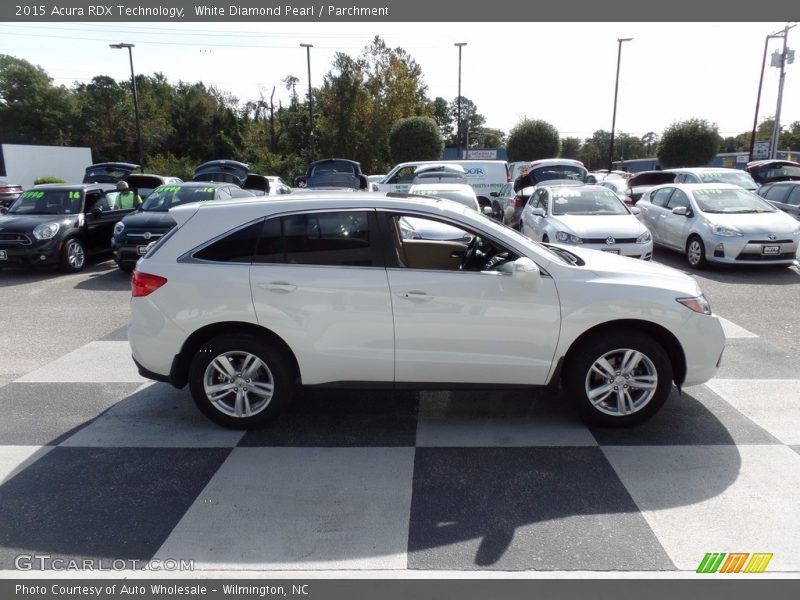 White Diamond Pearl / Parchment 2015 Acura RDX Technology