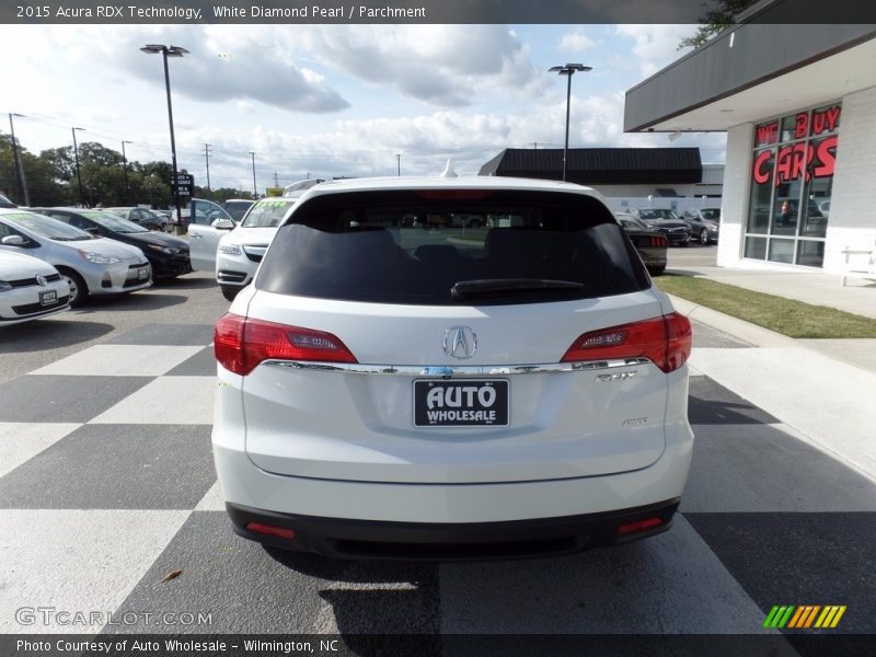 White Diamond Pearl / Parchment 2015 Acura RDX Technology