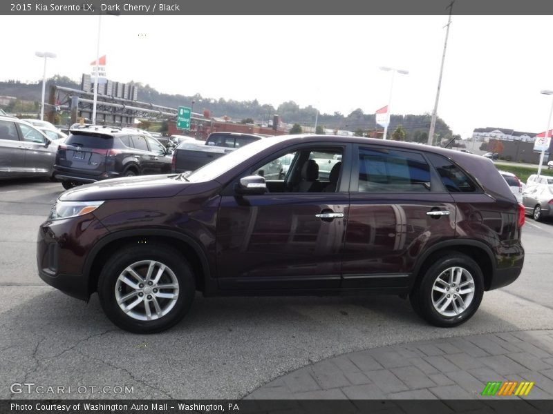 Dark Cherry / Black 2015 Kia Sorento LX