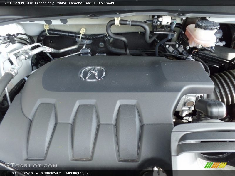 White Diamond Pearl / Parchment 2015 Acura RDX Technology
