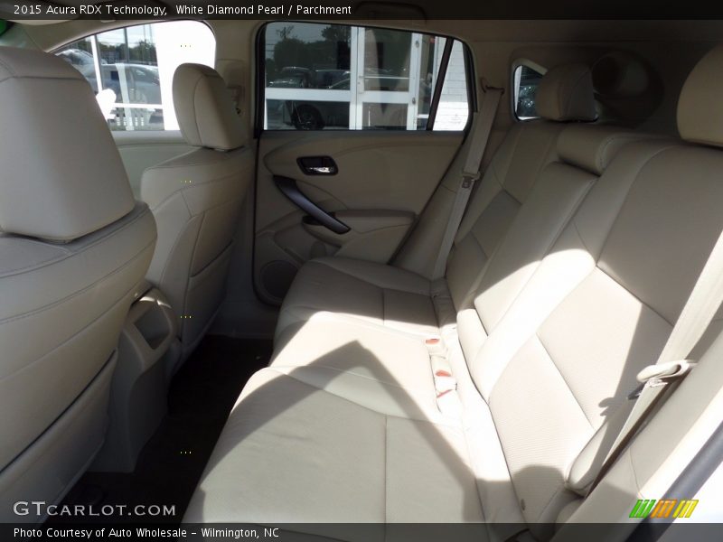 White Diamond Pearl / Parchment 2015 Acura RDX Technology
