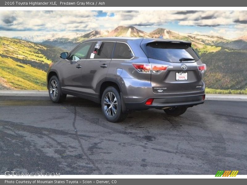 Predawn Gray Mica / Ash 2016 Toyota Highlander XLE