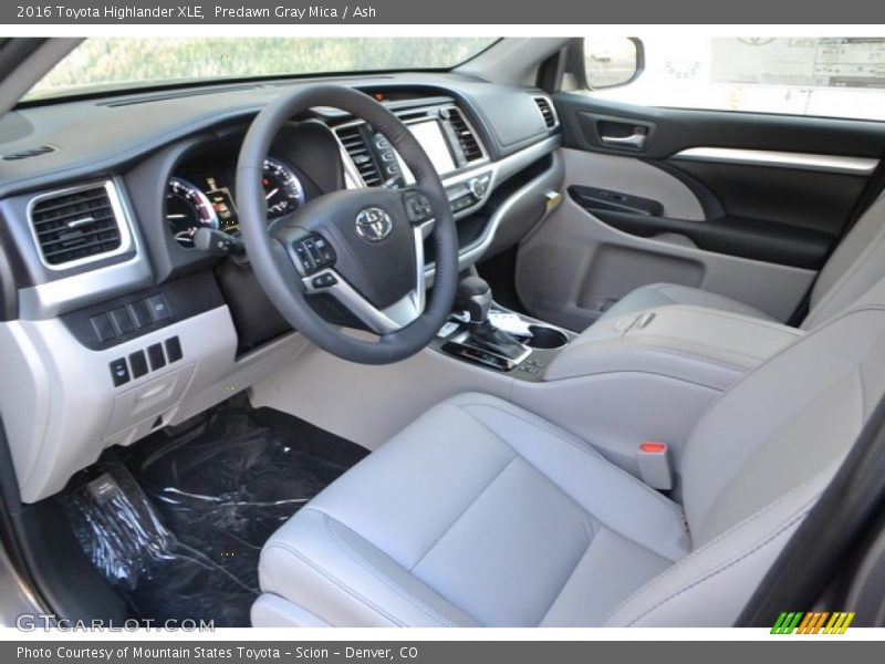 Predawn Gray Mica / Ash 2016 Toyota Highlander XLE
