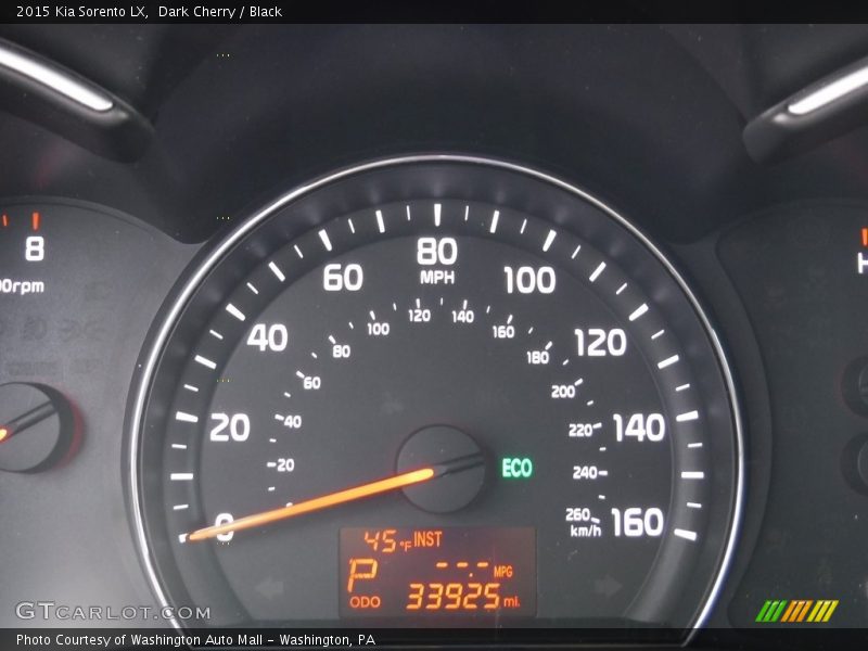 Dark Cherry / Black 2015 Kia Sorento LX