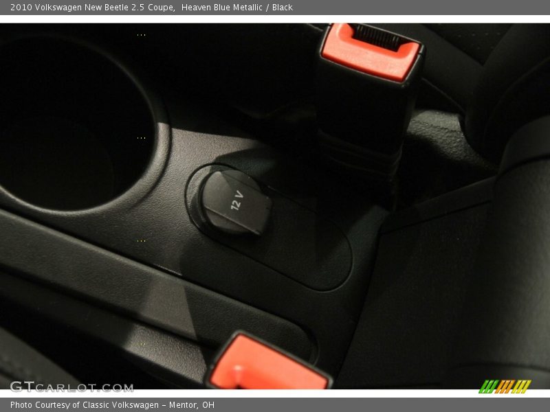 Heaven Blue Metallic / Black 2010 Volkswagen New Beetle 2.5 Coupe