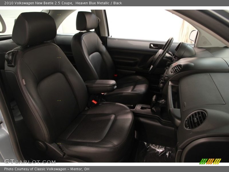 Heaven Blue Metallic / Black 2010 Volkswagen New Beetle 2.5 Coupe