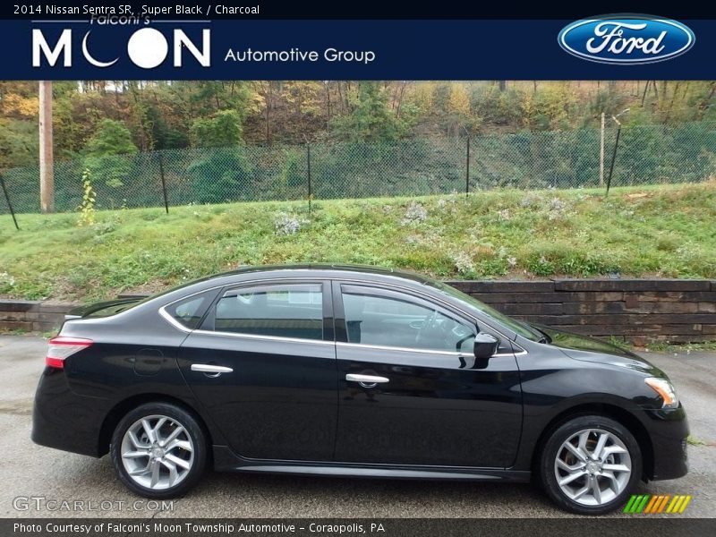 Super Black / Charcoal 2014 Nissan Sentra SR