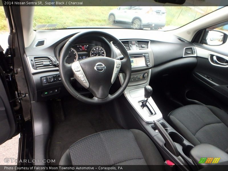 Super Black / Charcoal 2014 Nissan Sentra SR